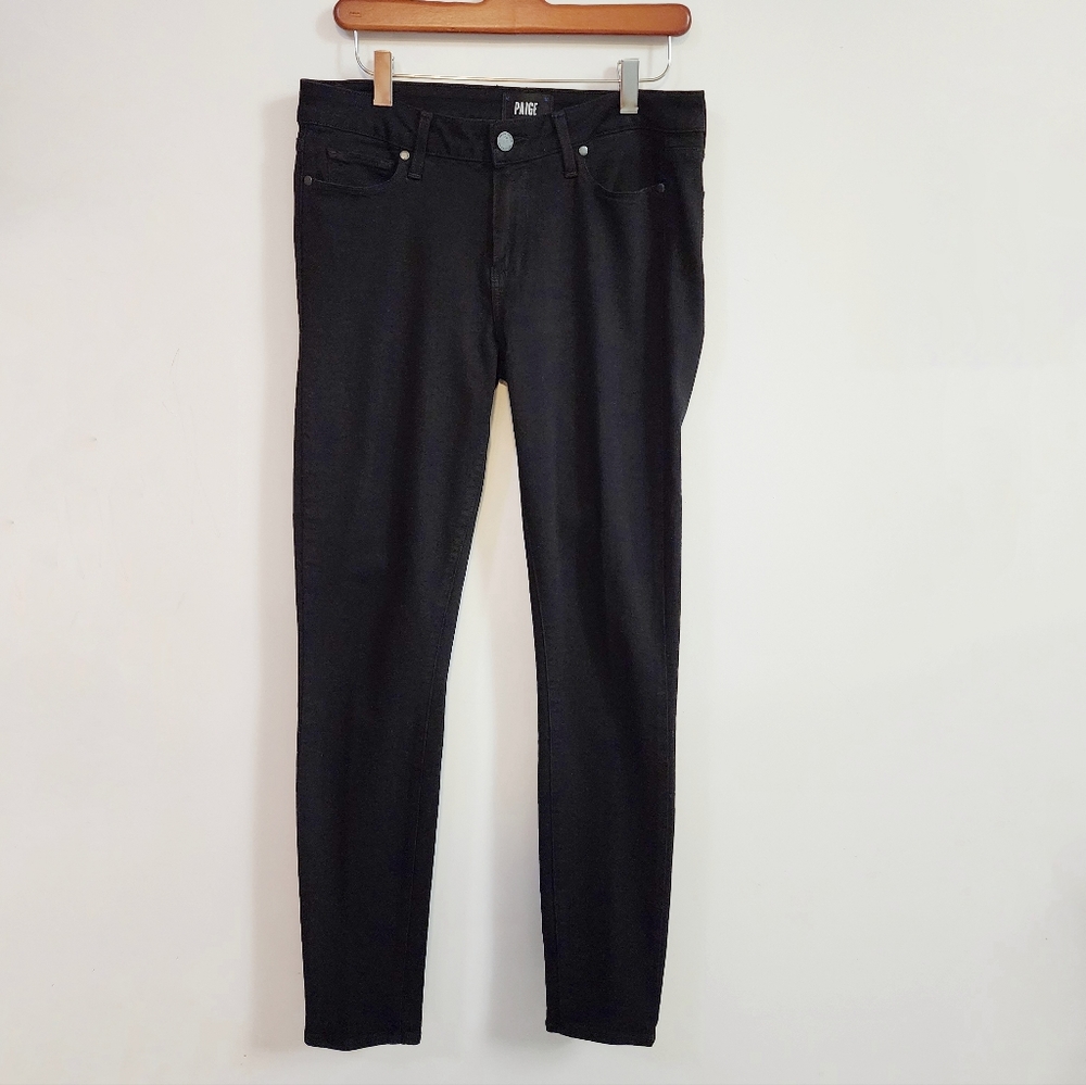 Paige Verdugo Ankle Ultra Skinny Black Pants Stretchy Like New